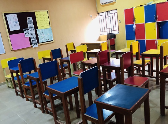 A Silver Maple classroom
